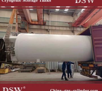 cryogenic liquid tanks for liquid oxygen, nitrogen, argon, carbon dioxide