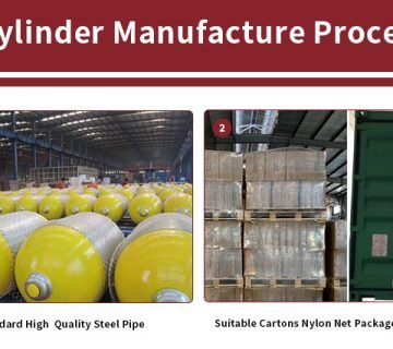 CNG Steel Cylinder with Compressed Natural Gas