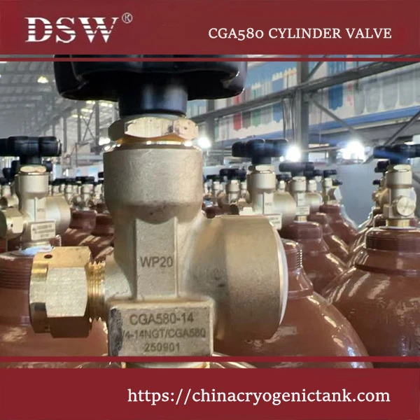 CGA 580 Inert Gas Cylinder Valve – Argon Helium Nitrogen