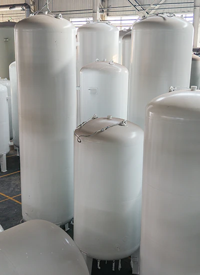 Cryogenic storage tanks for liquid nitrogen, oxygen, argon, hydrogen, and LNG