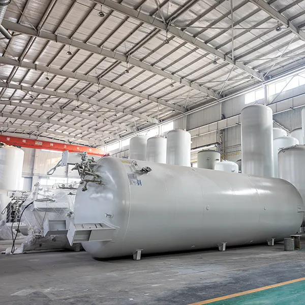 Industrial applications of DSW cryogenic gas storage solutions