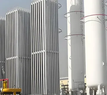 LNG storage tank for cryogenic natural gas storage