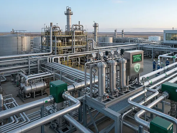Cryogenic gas storage and handling equipment for the oil and gas industry