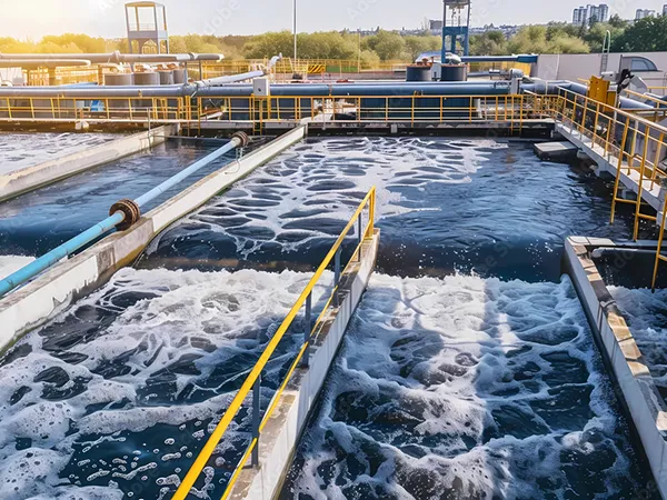 Industrial gas equipment for water and wastewater treatment